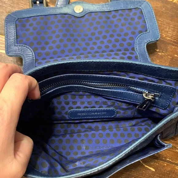 Rebecca Minkoff Navy Cross Body Bag - Picture 6 of 7